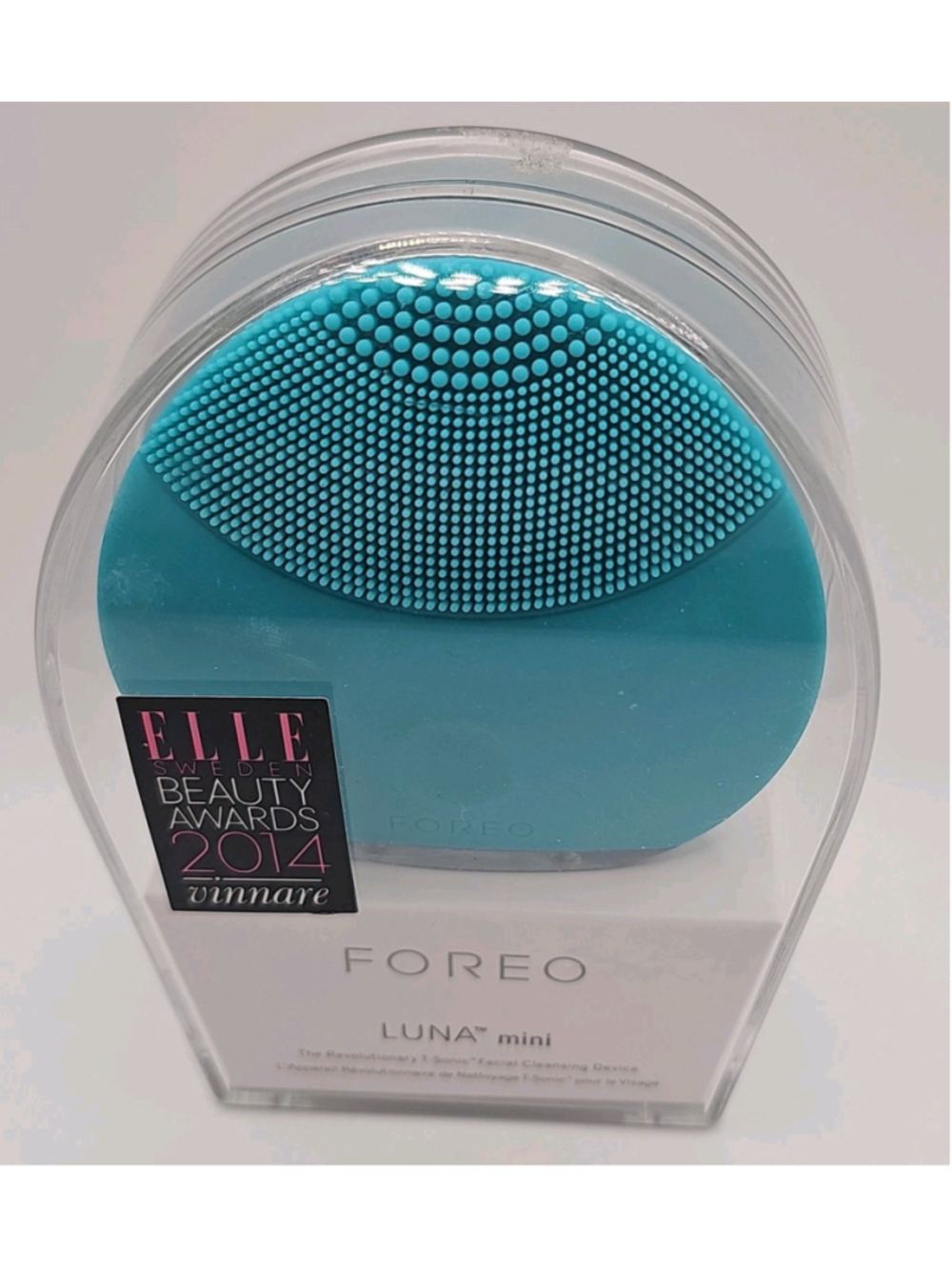 Foreo Luna Mini T-Sonic Facial Cleansing Massager Turquoise Blue